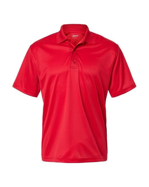 Paragon Red Sebring Performance Polo for men