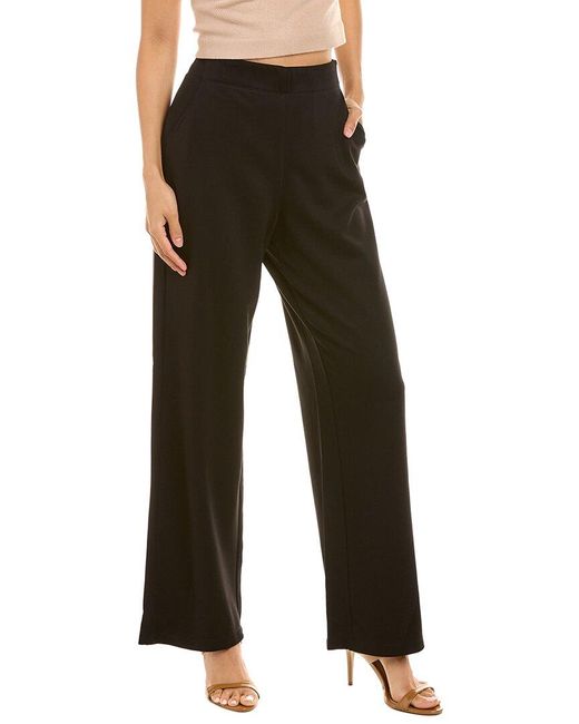 Max Studio Black Easy Leg Pant