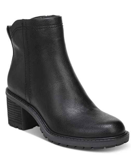 Zodiac Black Greyson Faux Leather Booties Ankle Boots