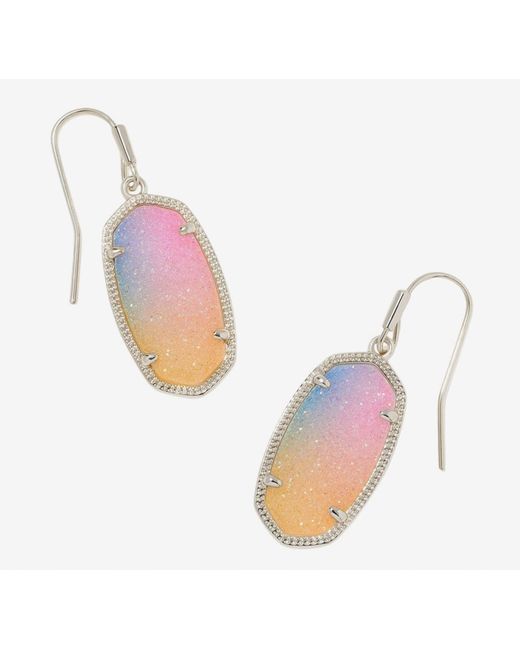Kendra Scott White Dani Earrings