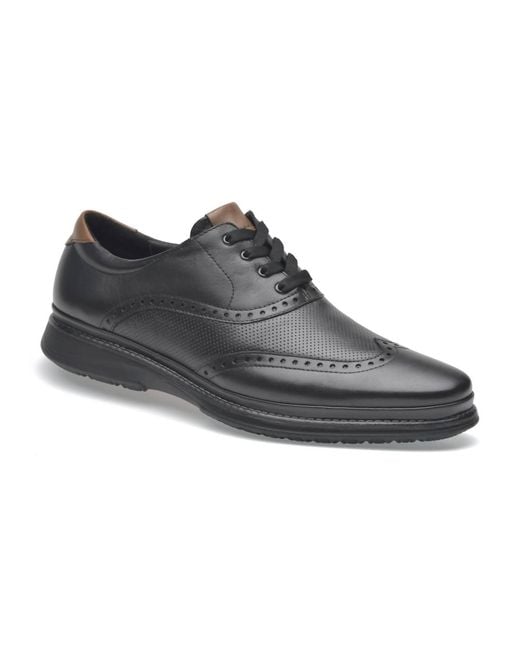 Pazstor Black Oxfords Baruc for men