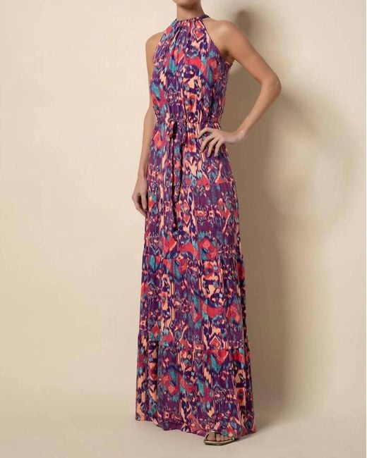 Tart Collections Multicolor Violet Maxi Dress