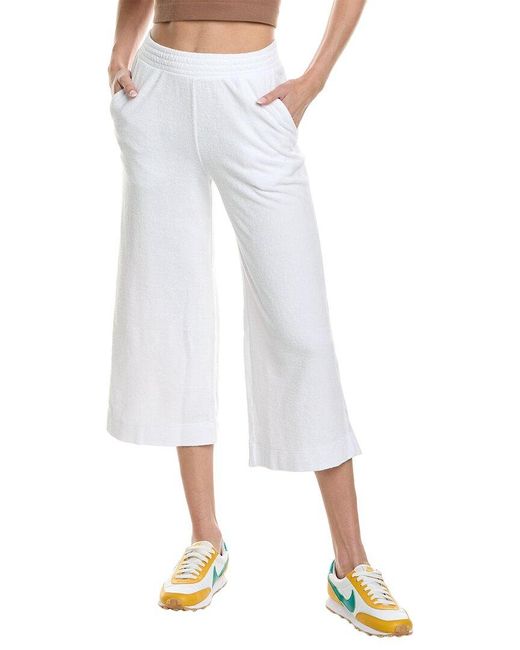Stateside White Towel Terry Pull-on Pant
