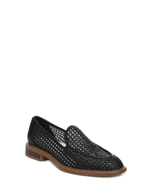 Franco Sarto Black Sarto By Eda Loafer Almond Toe Slip-On Jobb1893