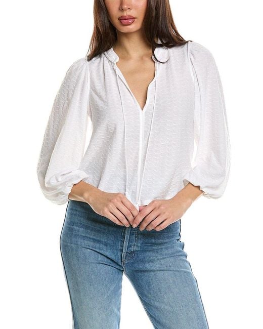 Joie White Collet Top