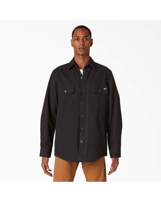 Dickies Black Duck Flannel-lined Shirt for men