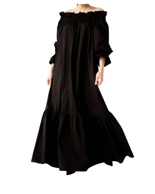Monica Nera Black Esmeralda Maxi Dress