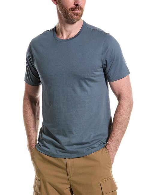 Vince Blue Solid T-shirt for men
