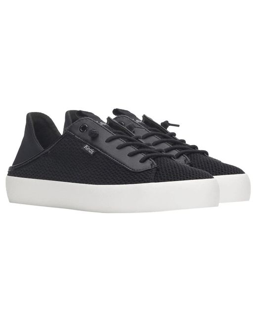 Keds Black Kickback Crashback Sneakers Comfort Slip On Shoes Gal961
