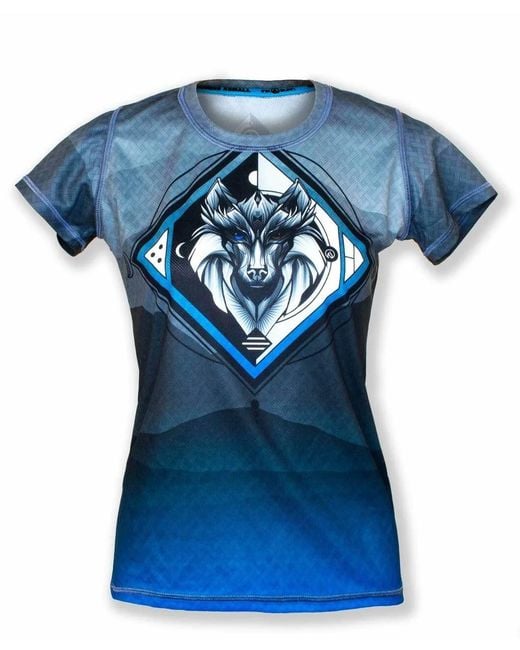 INKnBURN Blue Wolf Tech Shirt