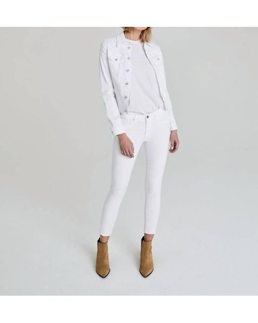 AG Jeans White Robyn Jacket