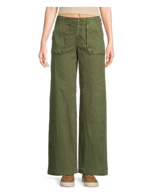 Roxy Green Mid Rise Neddy Pant