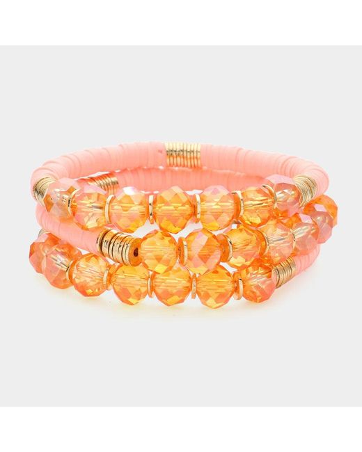 Fashnzfab Orange 3Pcs