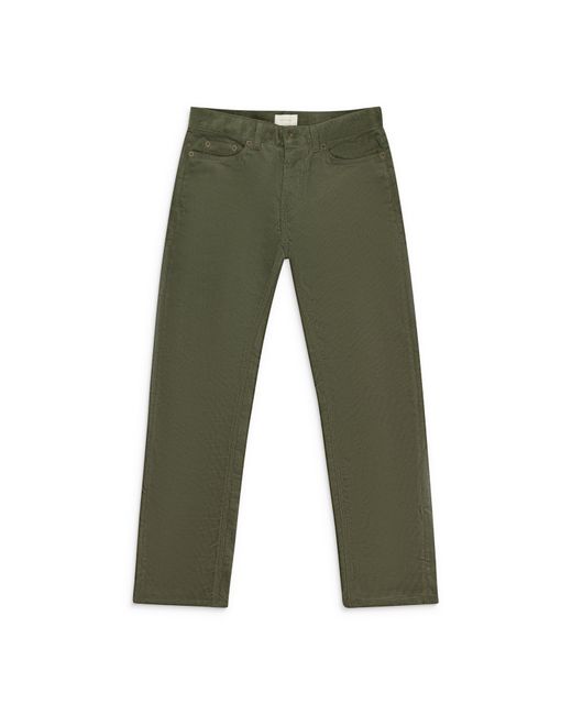 Aimé Leon Dore Men's Green Micro Cord Relaxed-Fit Jeans