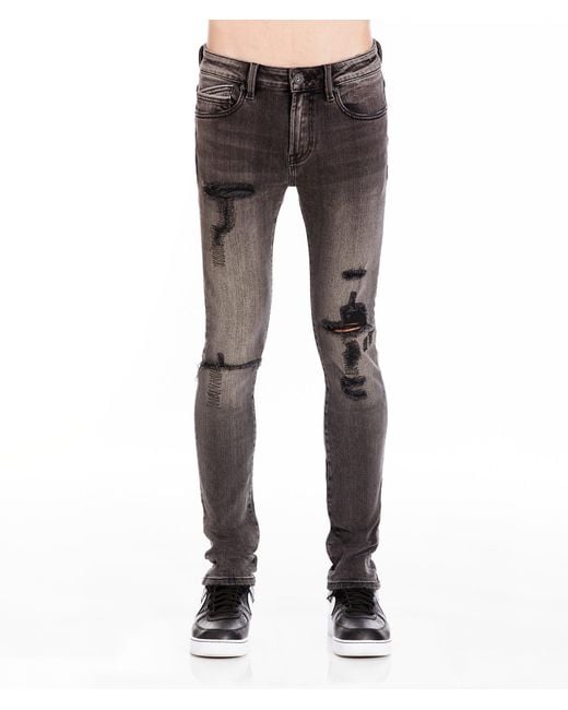 Cult Of Individuality Black Punk Super Skinny for men