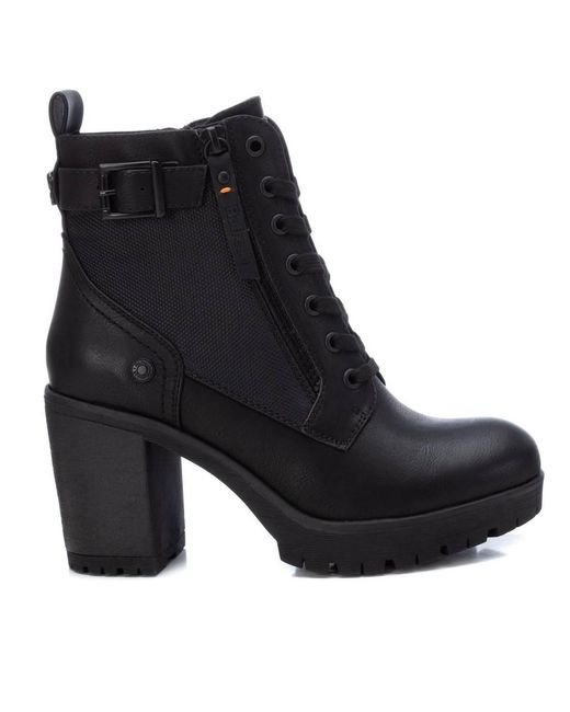 Xti Black Refresh Collection High Heel Booties