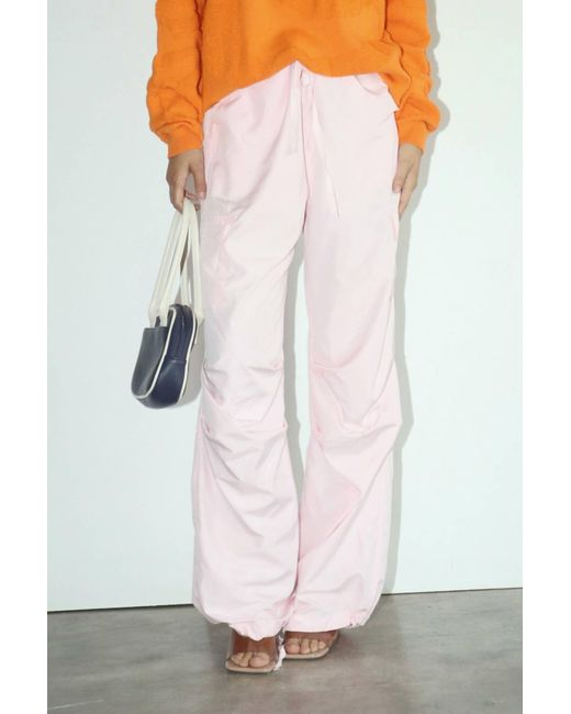 Bailey Rose White Lucy Parachute Pant