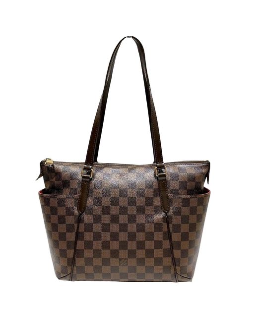Louis Vuitton Brown Totally Canvas Shoulder Bag (pre-owned)