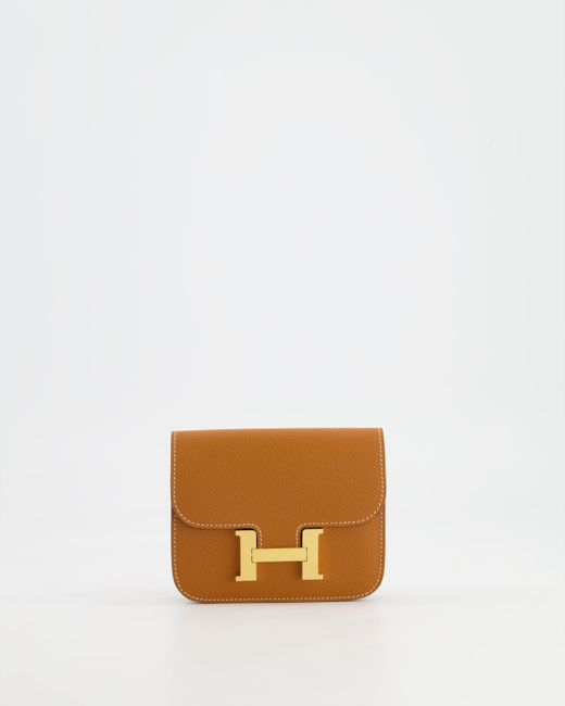 Hermès Brown Constance Slim Belt Bag