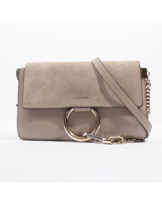 Chloé Natural Small Faye Leather