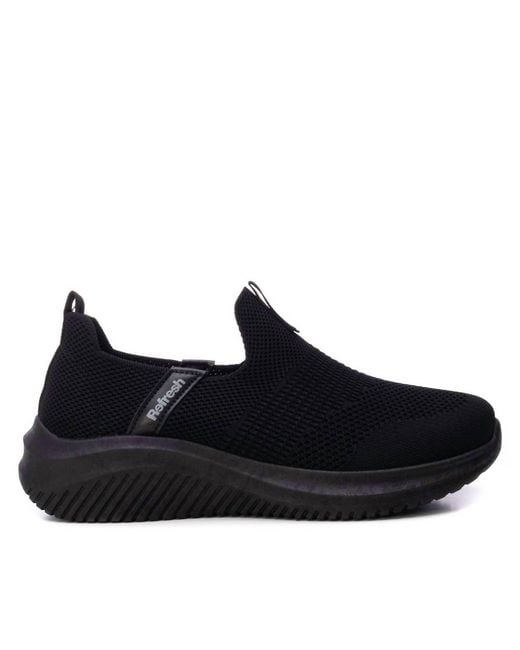 Xti Black Active Stretch Sneakers
