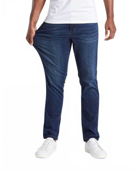 MUGSY Fultons Classic Fit Stretch Denim Flexible Jean in Blue for Men ...