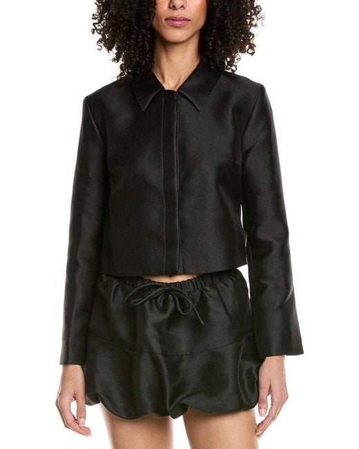Amanda Uprichard Black Verity Jacket