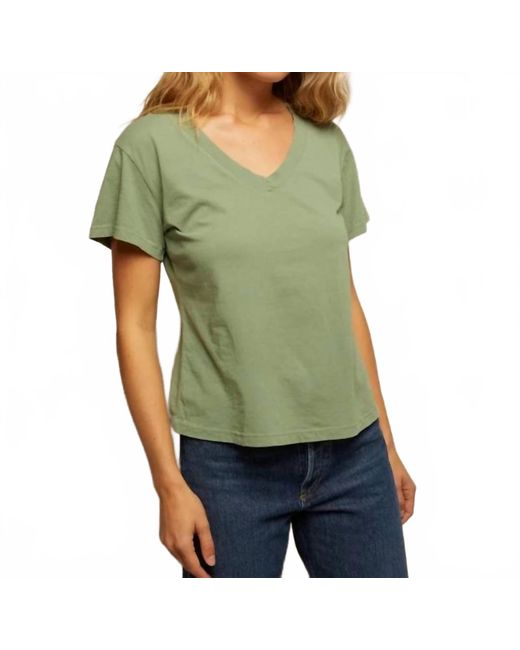 PERFECTWHITETEE Green Hendrix V-Neck Tee