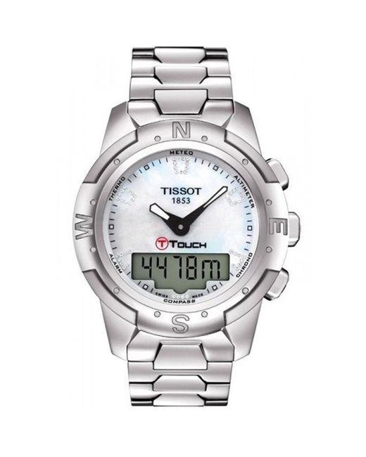 Tissot Metallic T-touch Mother Of Pearl Dial Watch for men