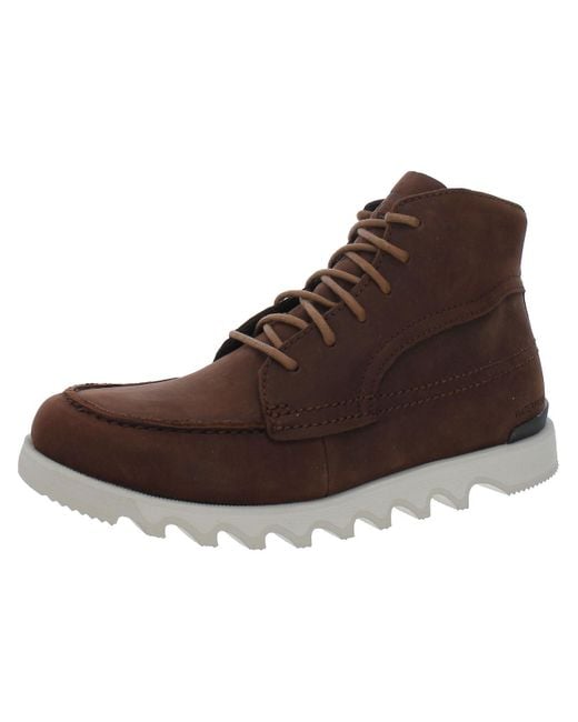 Sorel Brown Kezar Leather Chukka Boots for men