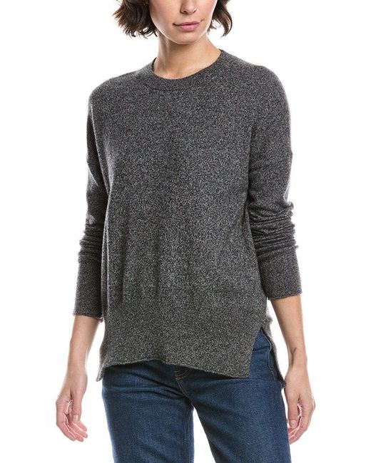 Theory Gray Karenia Cashmere Top