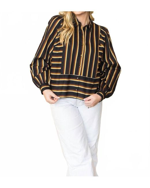 Cleobella Brown Isadora Blouse