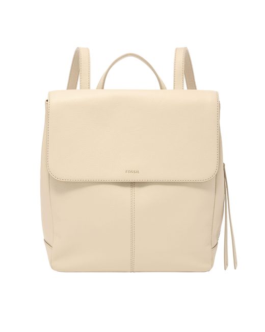 Fossil Natural Claire Leather Backpack