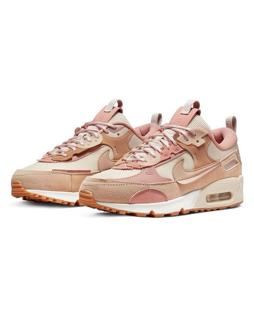 Nike Pink Air Max 90 Futura Fitness Workout Running & Training Shoes