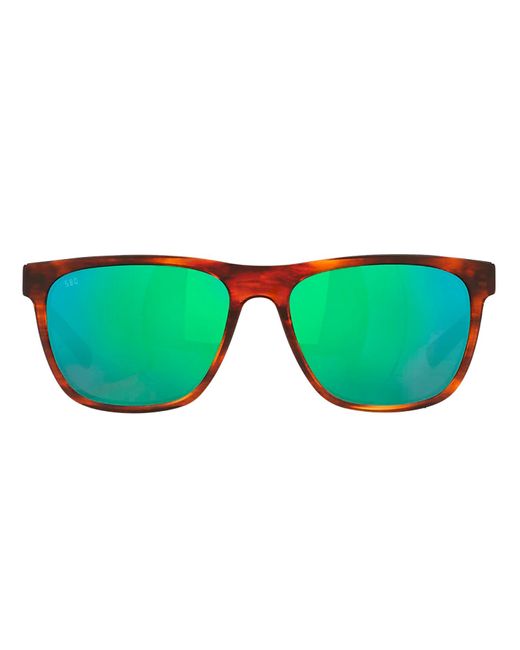 Costa Del Mar Green Apalach 10 Ogmglp 580g Wayfarer Polarized Sunglasses