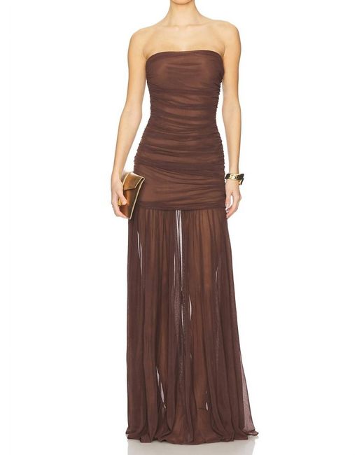 retroféte Brown Adele Dress