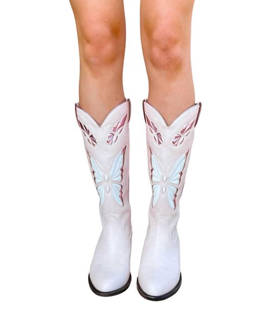 Matisse White Mariposa Boots