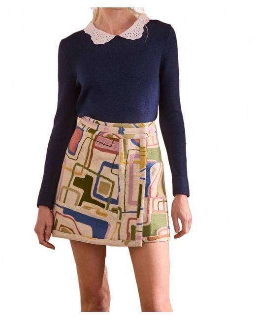 Hunter Bell Blue Violette Sweater