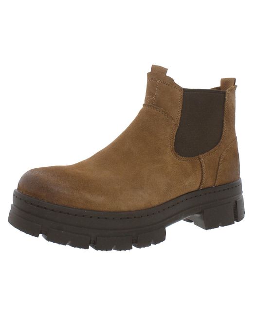Ugg Brown Skyview Chelsea Boot Round Toe Ankle Ankle Boots for men