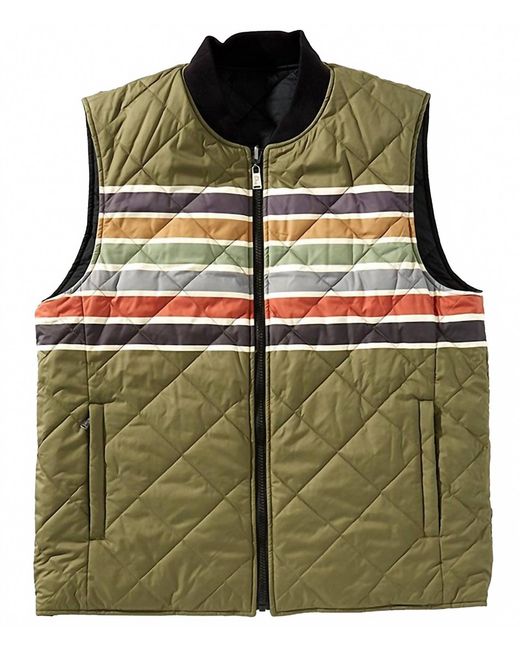 Pendleton Green Wildwood Reversible Vest for men
