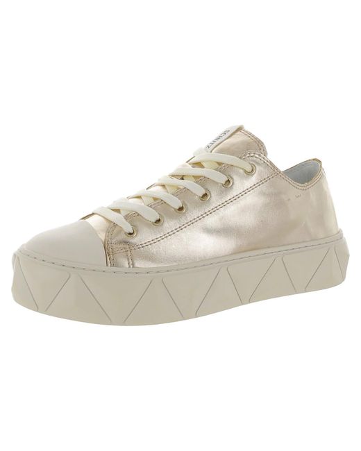 SCHUTZ SHOES White Energy Faux Leather Lifestyle Casual And Fashion Sneakers