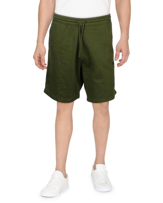 Levi's Green Fleece Drawstring Casual Shorts for men