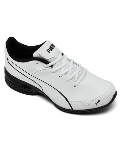 PUMA White Super Levitate Faux Leather Lifestyle Running Shoes for men