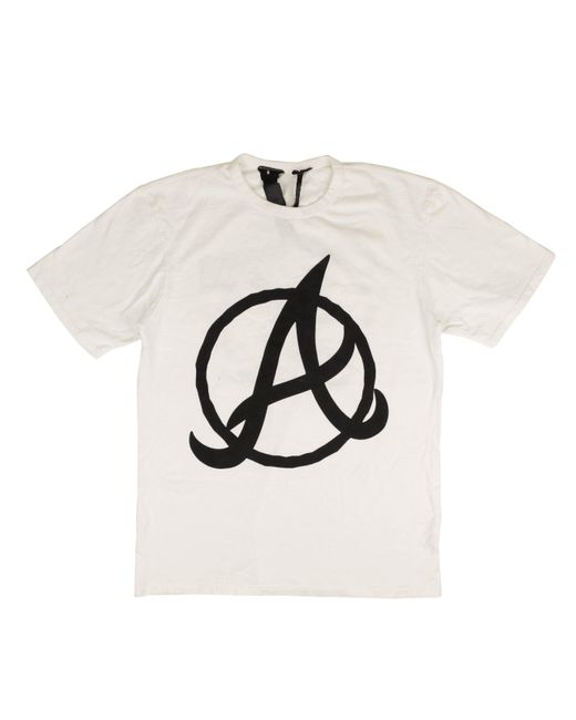 Vlone(GOAT) White Atlanta Braves Short Sleeve T-shirt for men