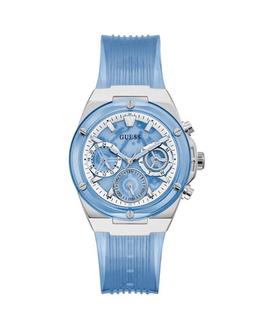 Guess Active Life Blue Dial Watch