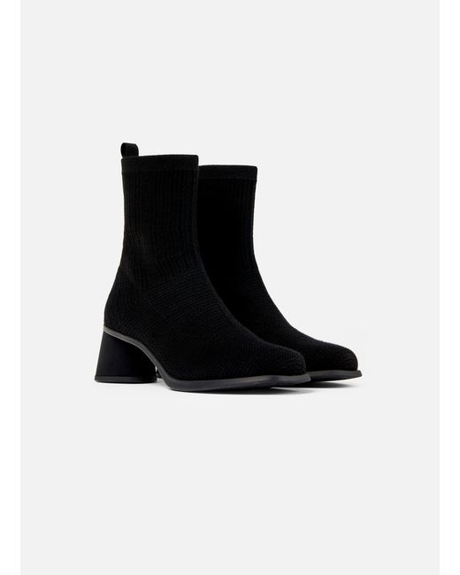 Camper Black Ankle-Boot Kiara