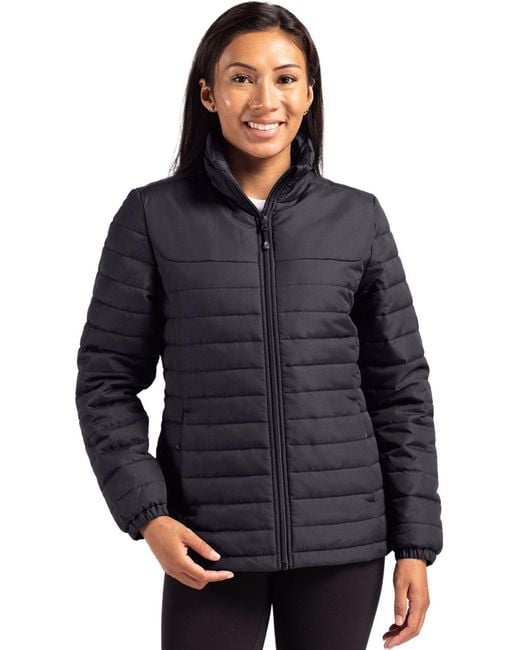 Clique Blue Elevation Eco Full Zip Puffer Jacket