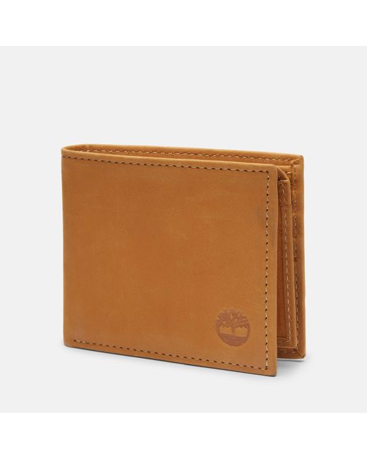 Timberland Brown Red Bank Icon Boot Passcase Wallet for men