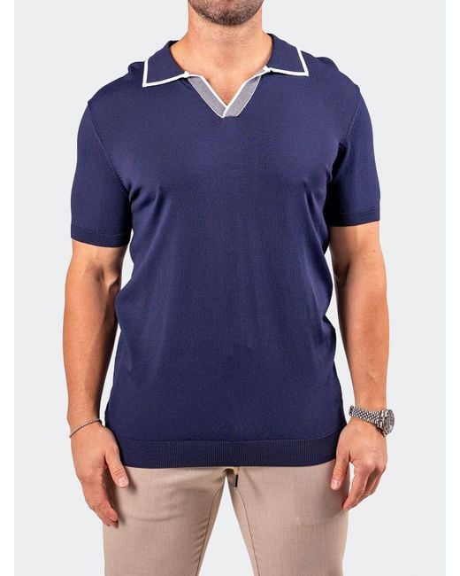 Maceoo Blue Polo Tipberry for men