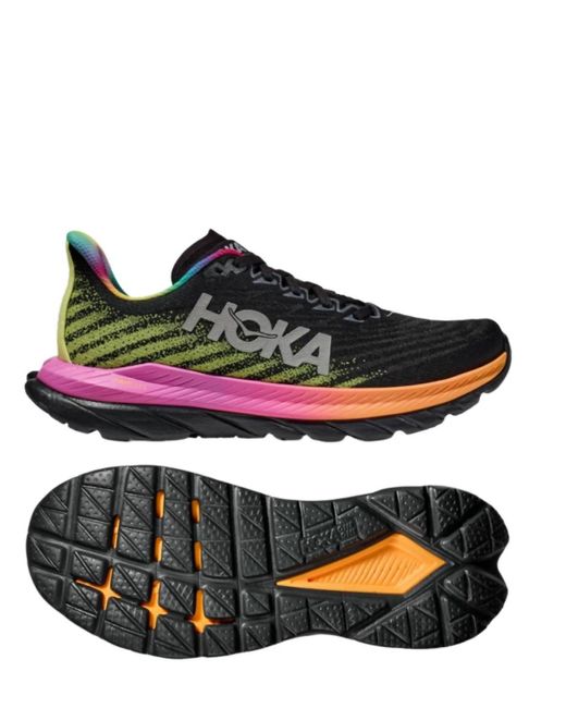 Hoka One One Black Mach 5 Running Shoes - D/medium Width for men